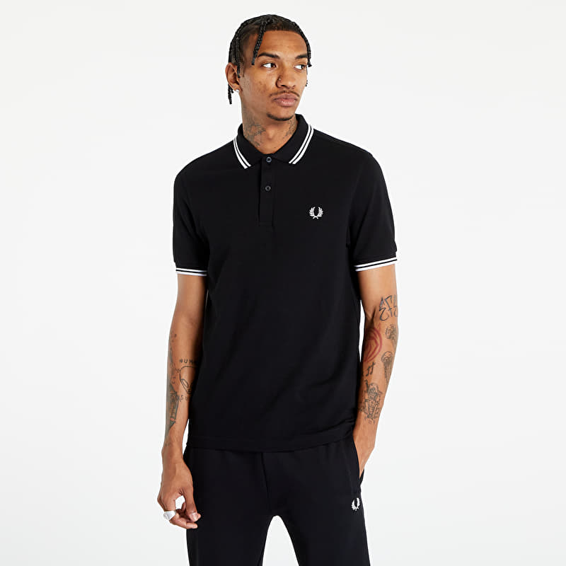 T-paita Fred Perry Twin Tipped Fred Perry Shirt Black