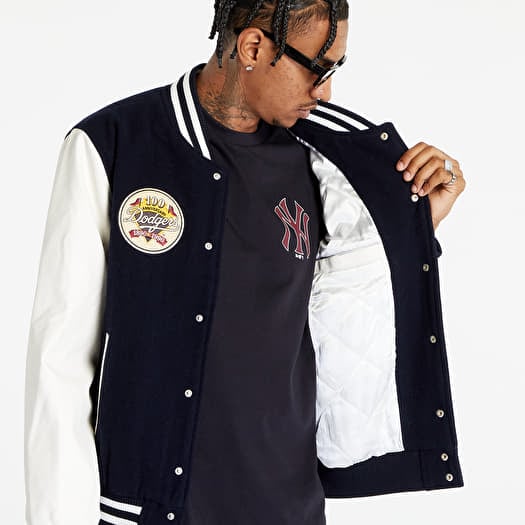 New Era Los Angeles Dodgers Mlb Large Logo Varsity Jacket