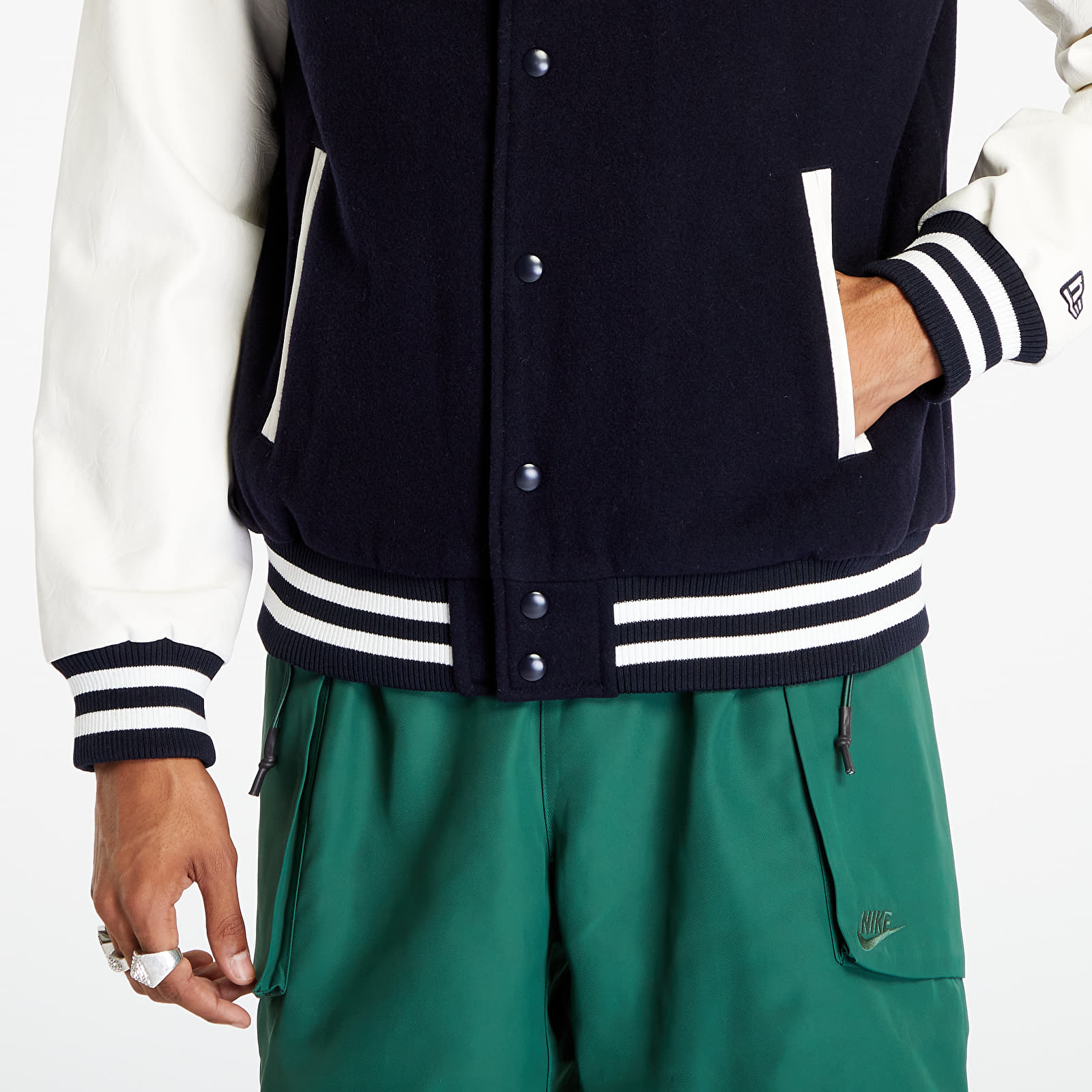 Bundy New Era New York Yankees Mlb Lifestyle Varsity Jacket Navy