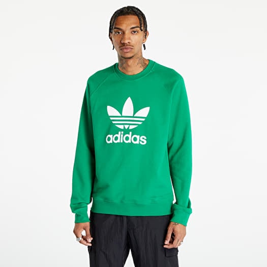 Hoodies Sweatshirt Crewneck and Trefoil adidas Footshop Green Adicolor sweatshirts Classics |