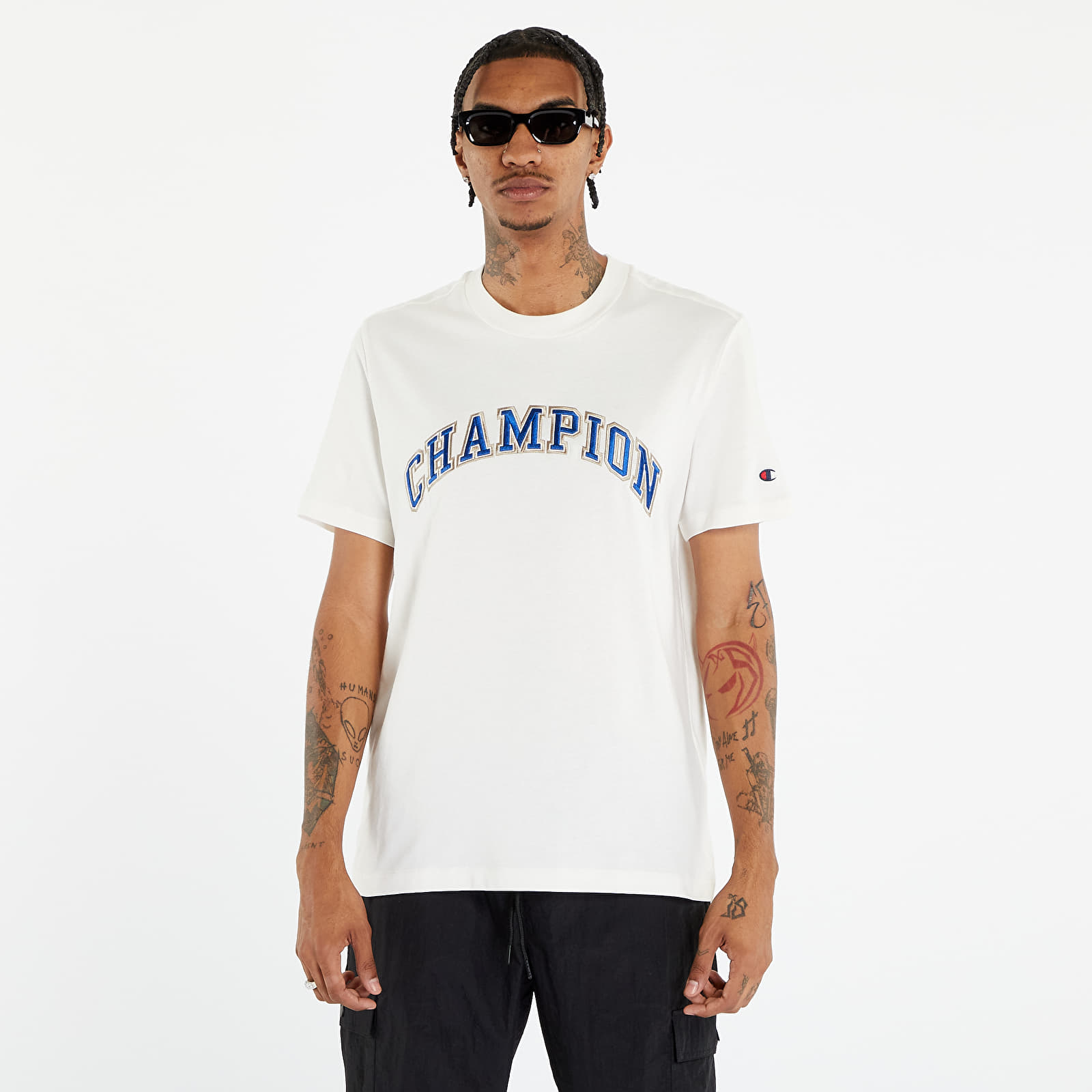 Maglietta Champion Crewneck T-Shirt White L