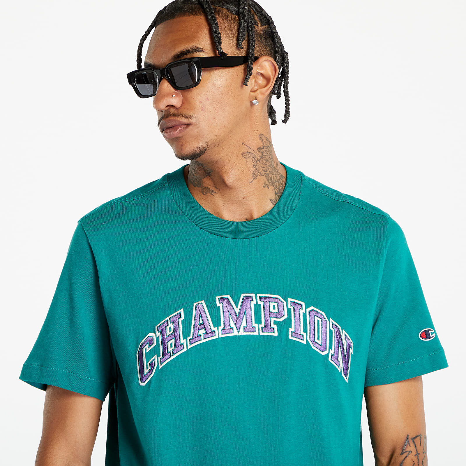 T-shirts Champion Crewneck T-Shirt Bottle Green