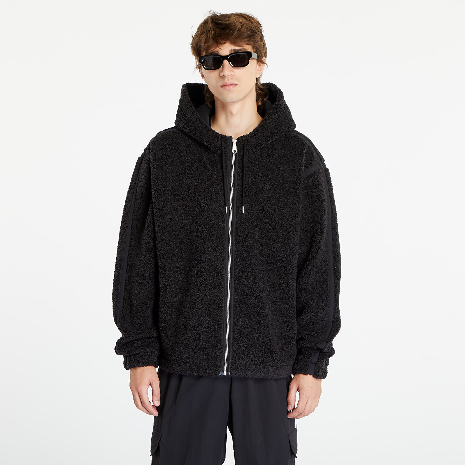 Levně adidas Originals Essentials Polar Fleece Jacket Black