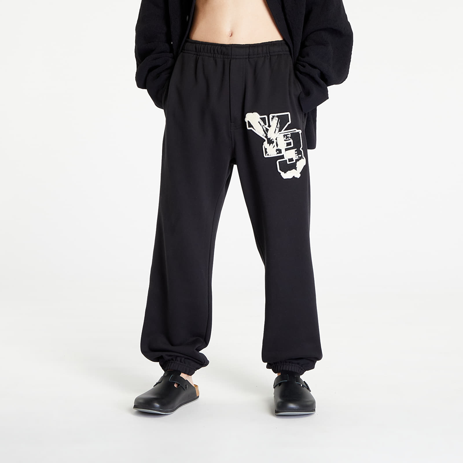 Jogger Pants Y-3 Graphic French Terry Pants Black
