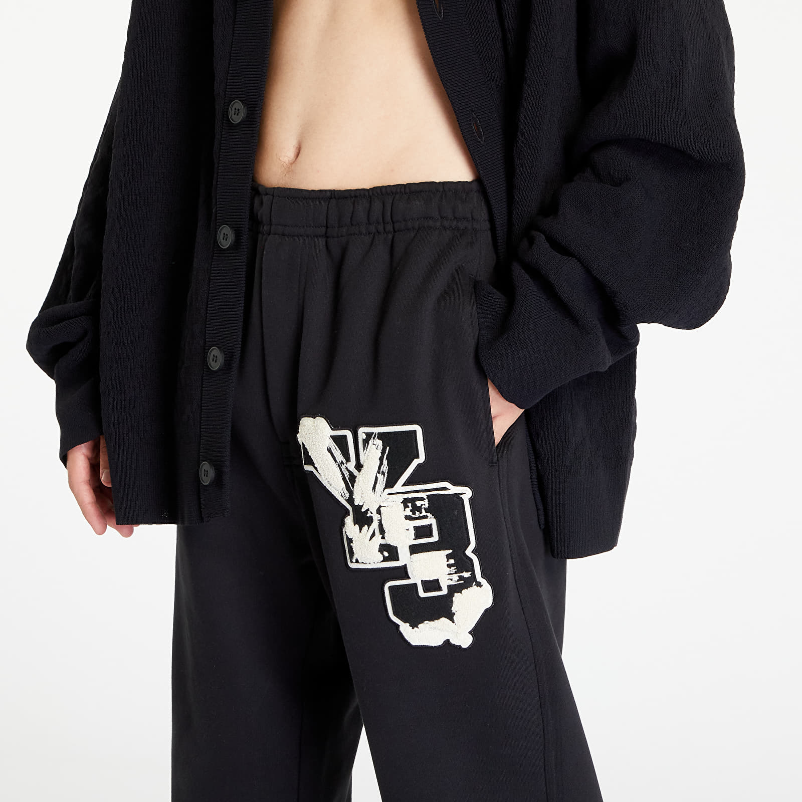 Jogger Pants Y-3 Graphic French Terry Pants Black