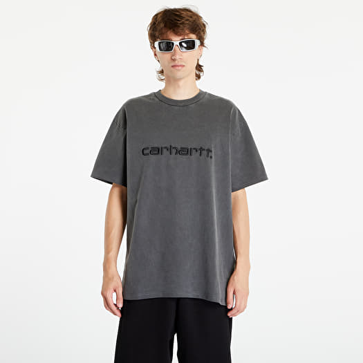 Tričko Carhartt WIP Duster Short Sleeve T-Shirt UNISEX Black Garment Dyed
