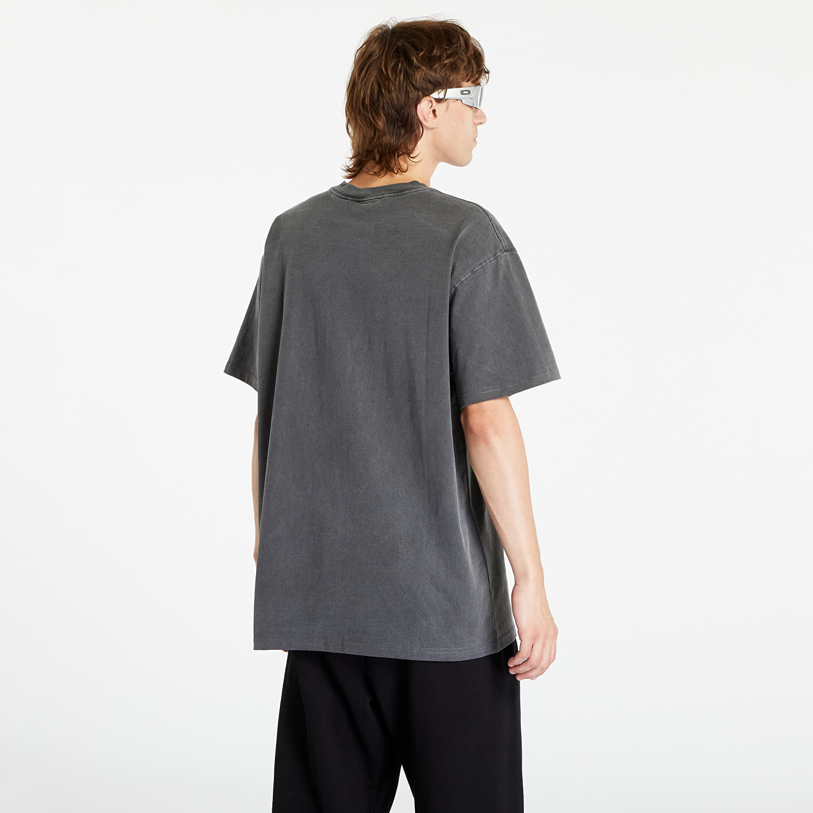 Marškinėliai Carhartt WIP Duster Short Sleeve T-Shirt UNISEX Black Garment Dyed