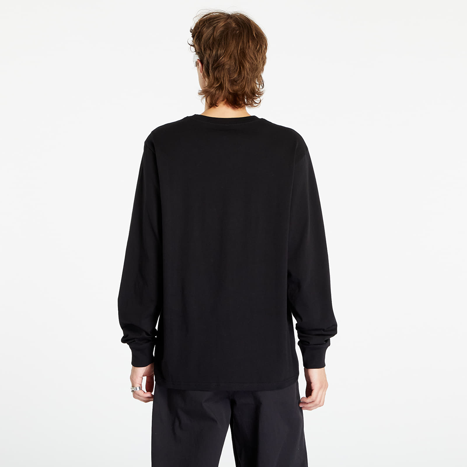 Pólók Carhartt WIP Longsleeve Pocket T-Shirt UNISEX Black
