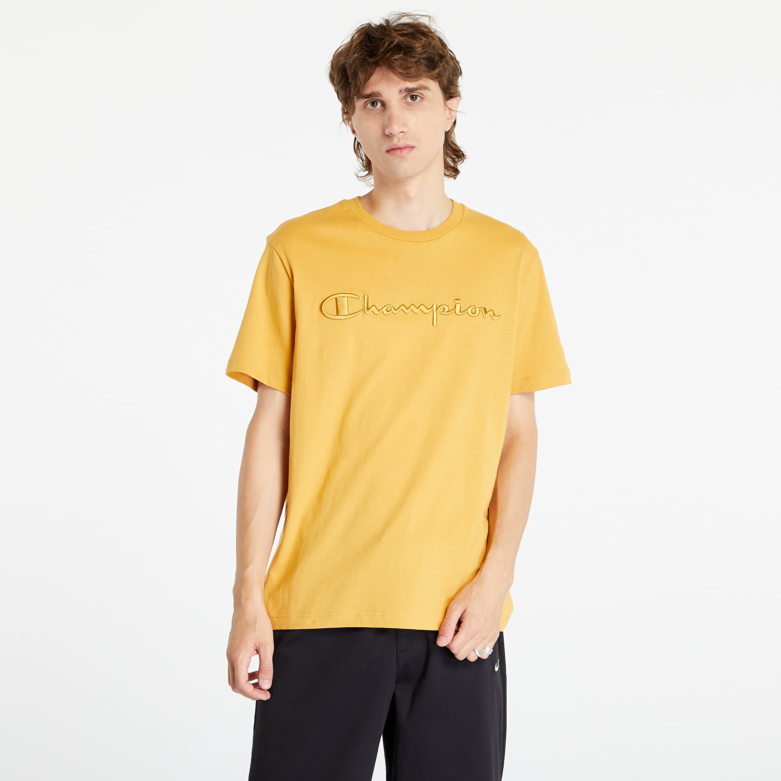 Camiseta Champion Crewneck T-Shirt Yellow S
