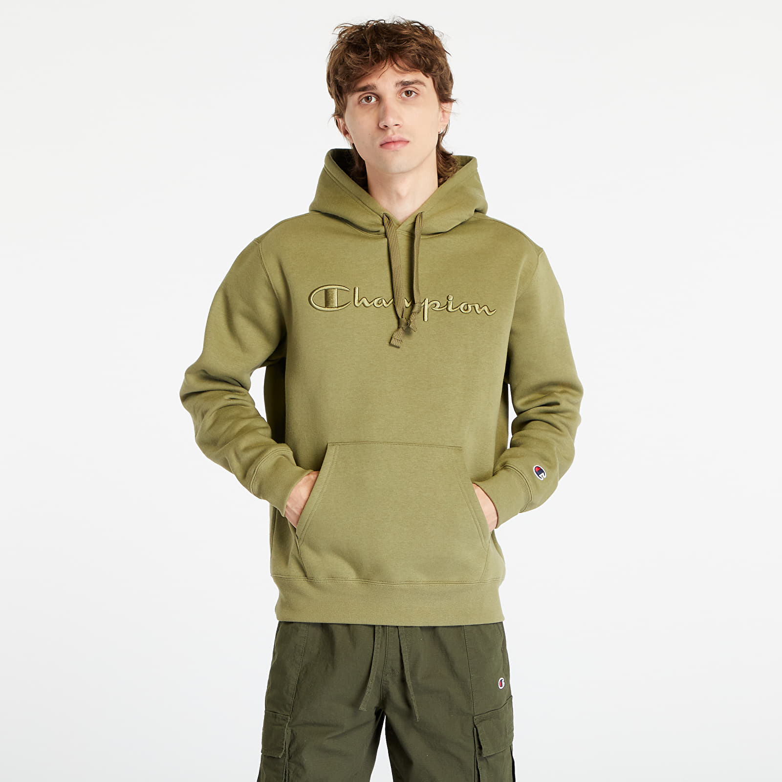 Hoodies and sweatshirts Champion Hooded Sweatshirt Khaki