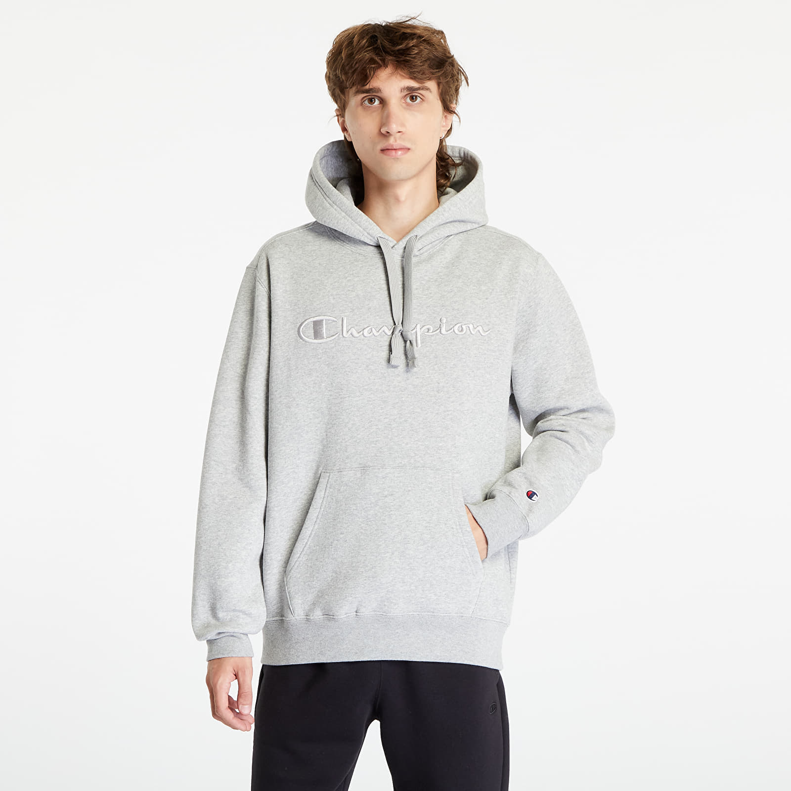Champion white pullover hoodie sales