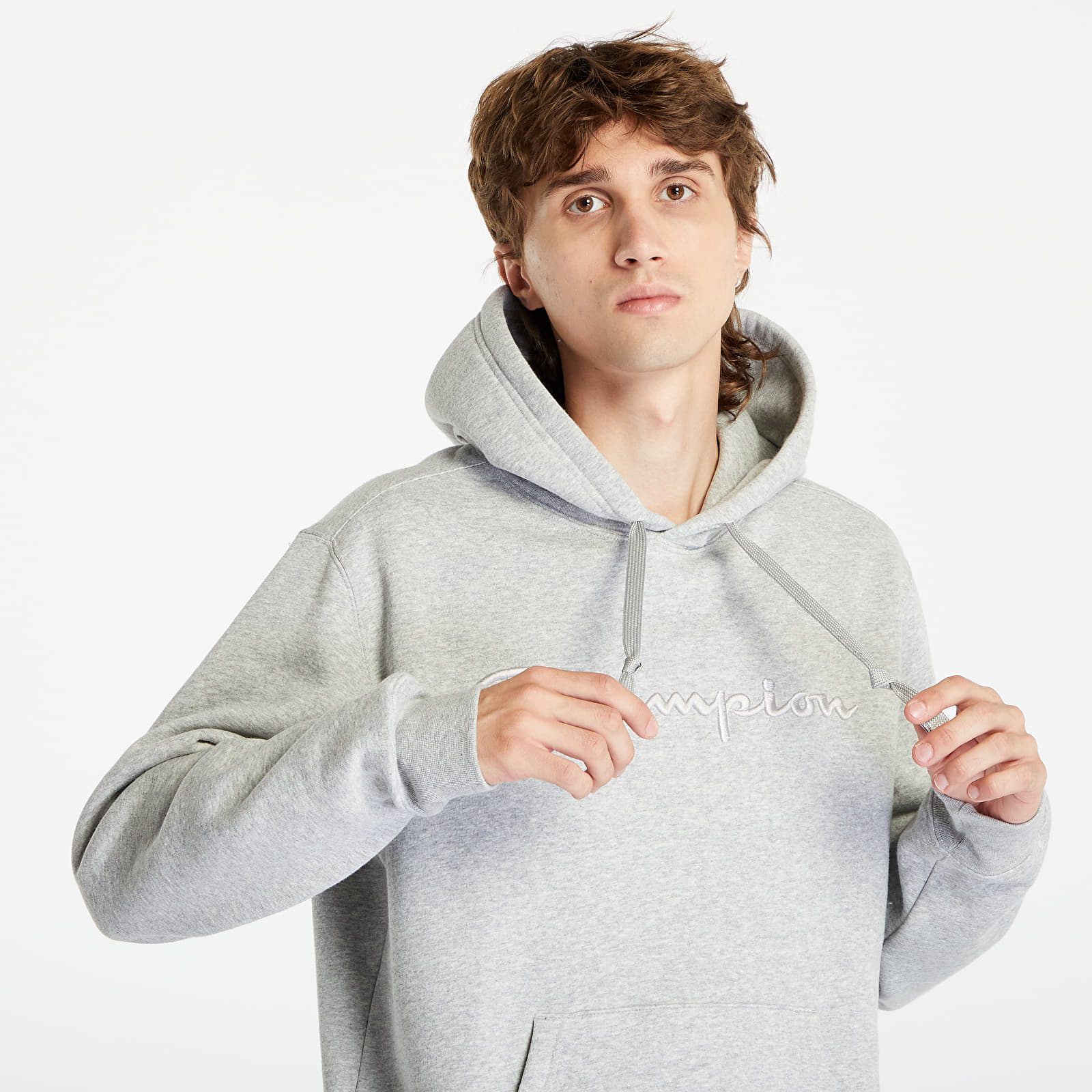 Hanorac Champion Hooded Sweatshirt Light Grey - 1 | YEO