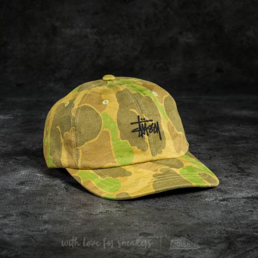 Cap Stussy Jacquard Camo Low Cap