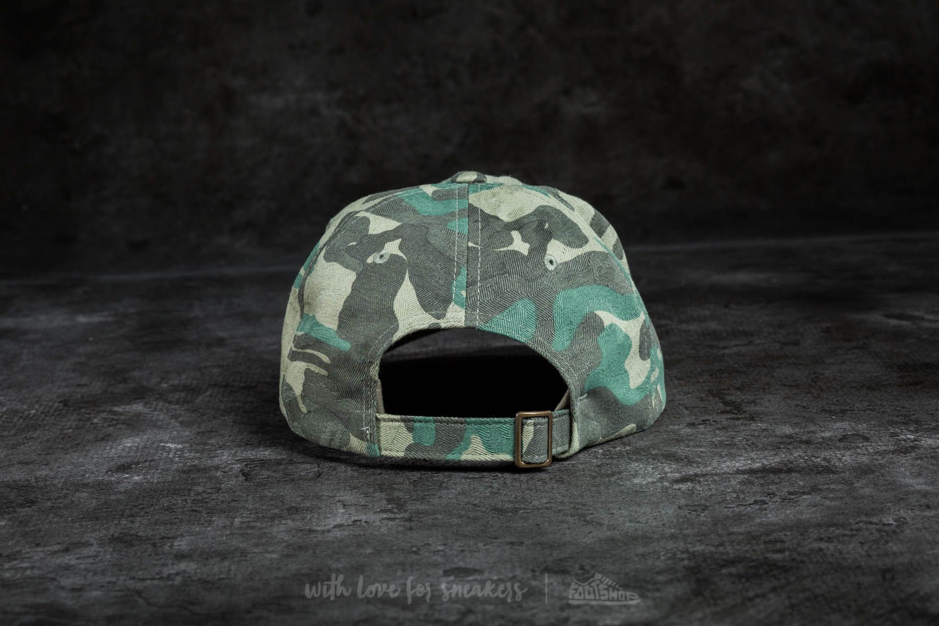 Čepice Stüssy Jacquard Camo Low Cap Green