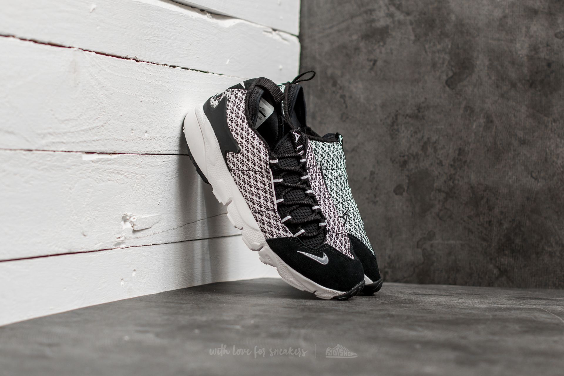 Men s shoes Nike Air Footscape NM JCRD Black White Black Footshop