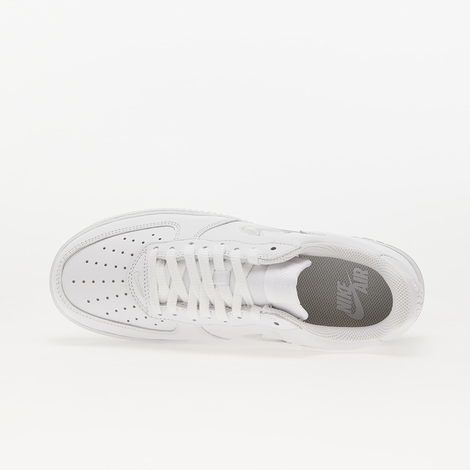 Low top white nike air forces top