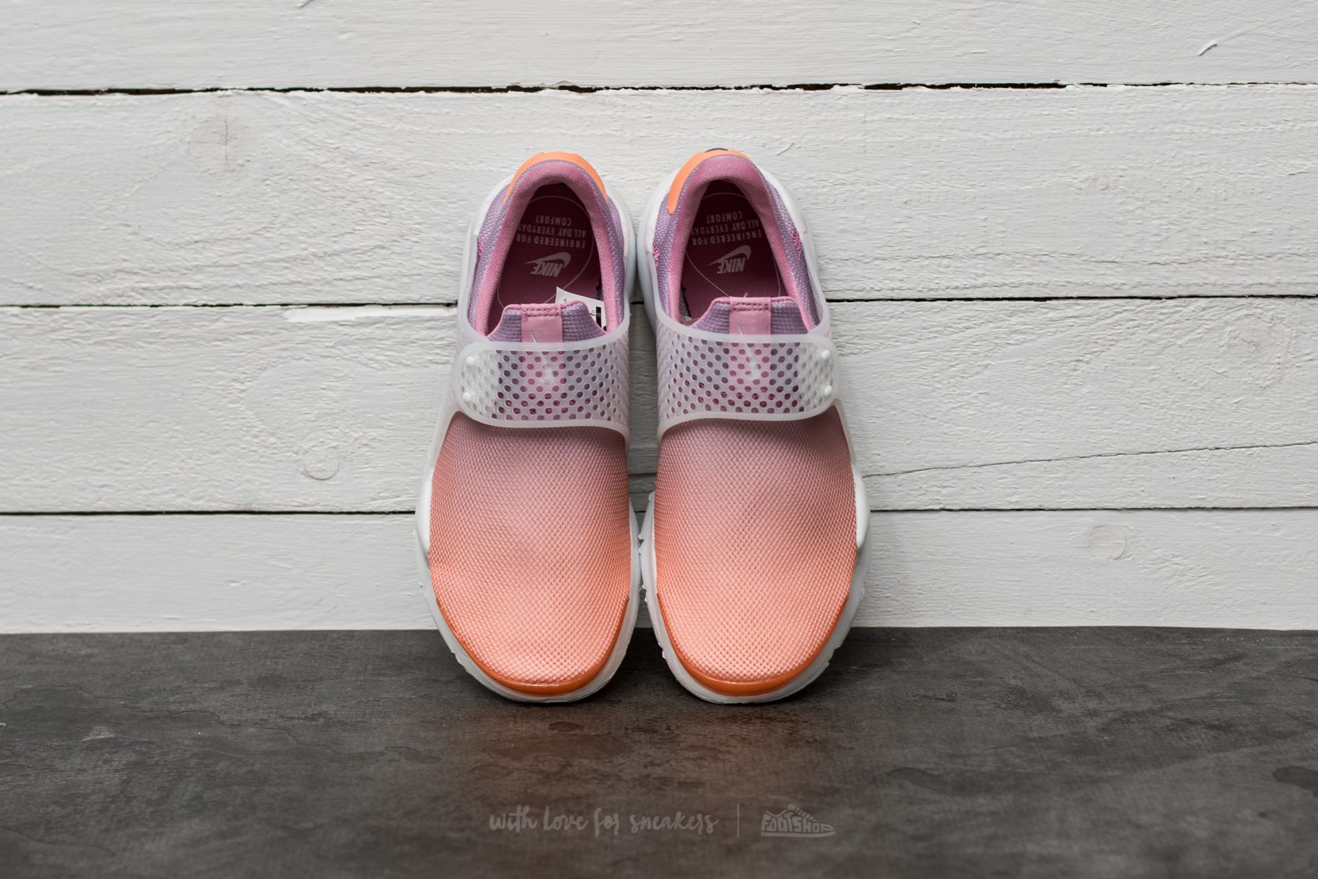 Ženski čevlji Nike Wmns Sock Dart Br Sunset Glow/ White-Orchid