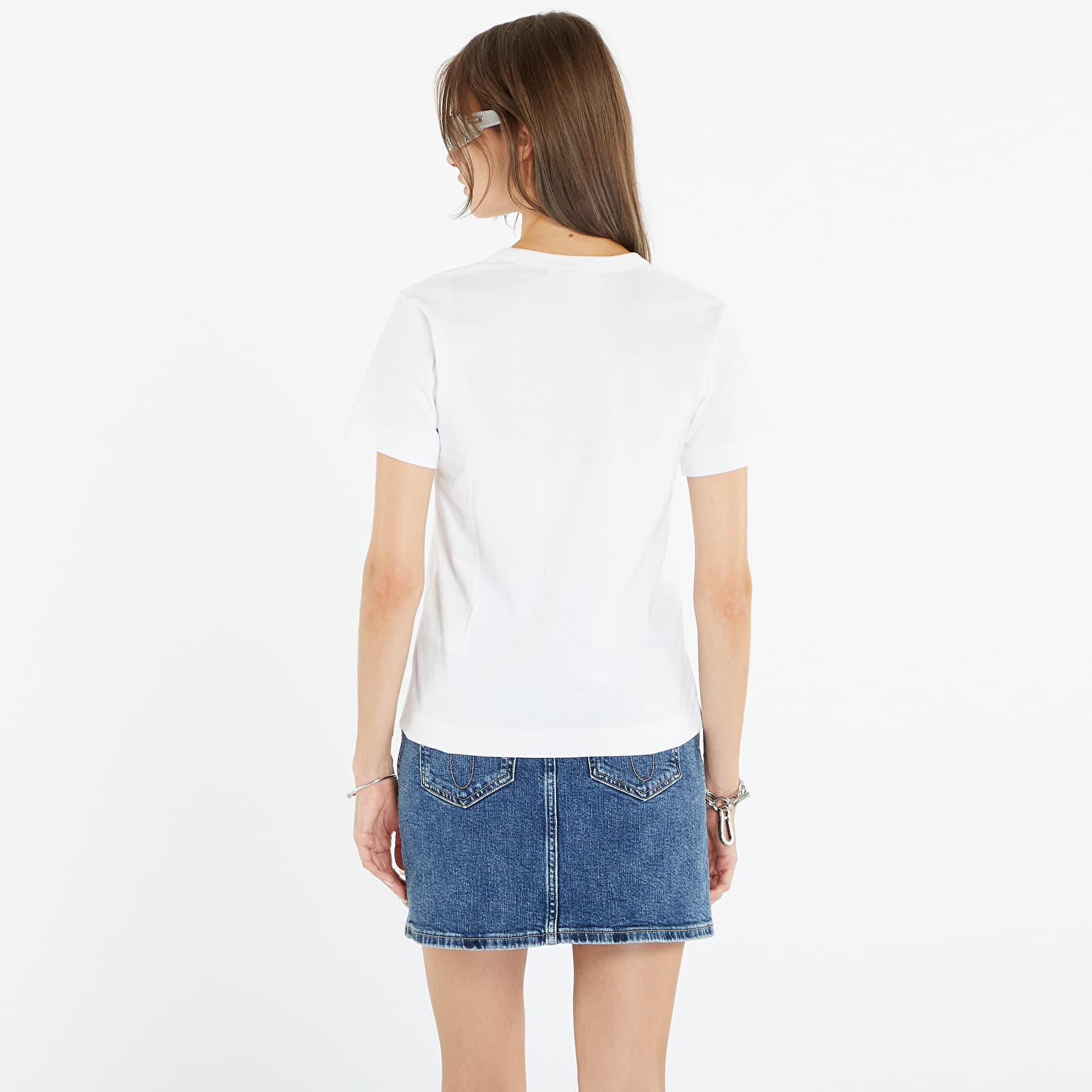 Koszulki Comme des Garçons PLAY Heart Logo Short Sleeve Tee White