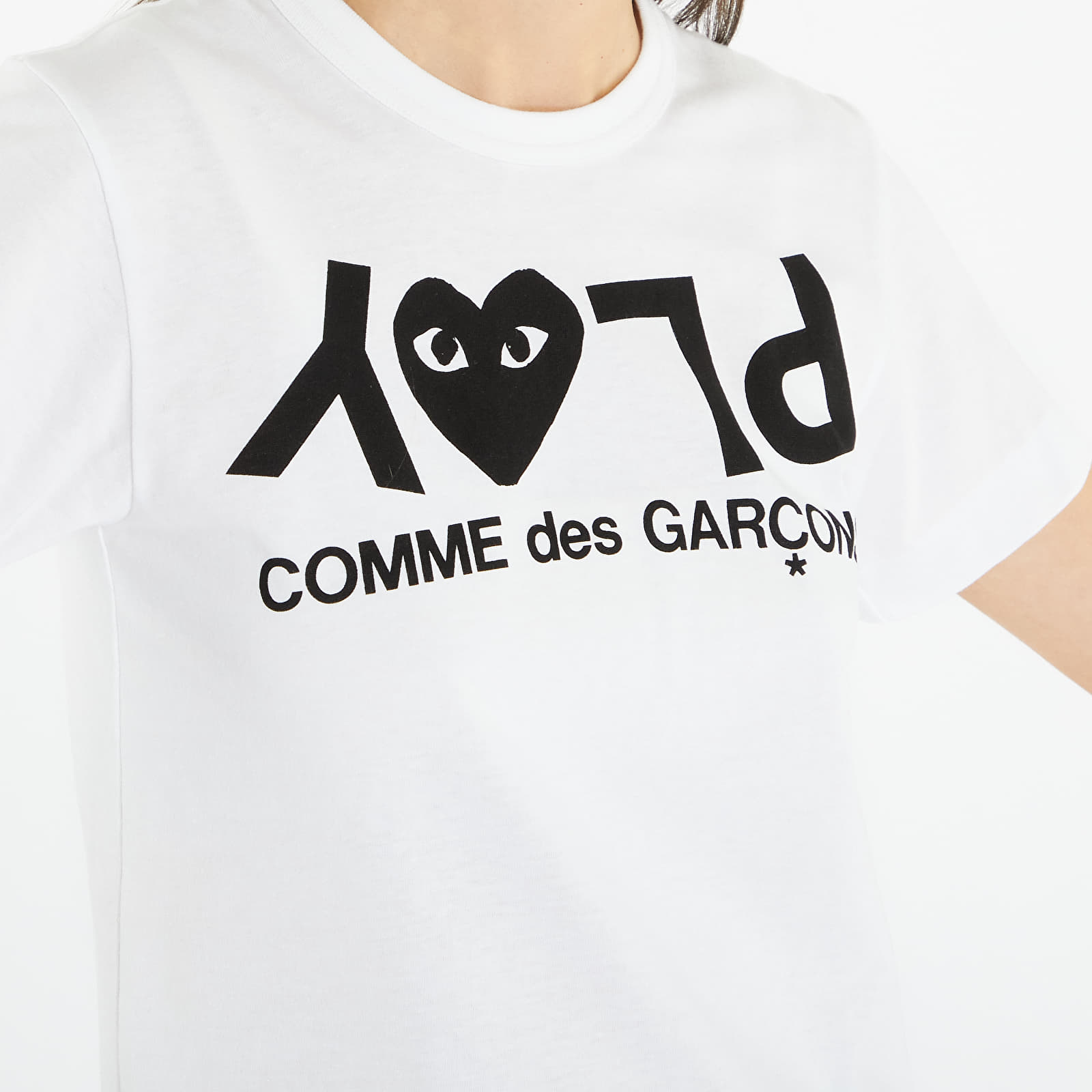 Tričká Comme des Garçons PLAY Short Sleeve Tee White