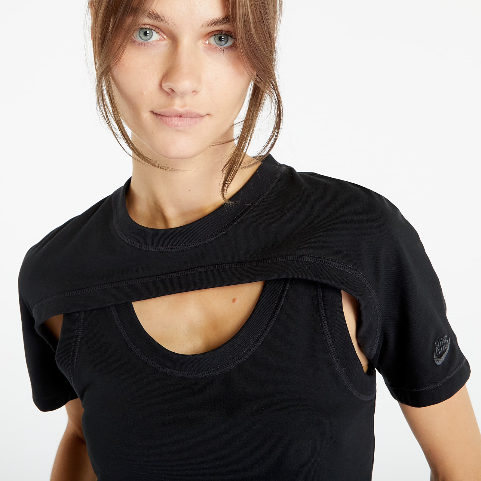 Body Nike Sportswear Tech Pack Dri-FIT ADV Women's Short-Sleeve Bodysuit Black/ Anthracite