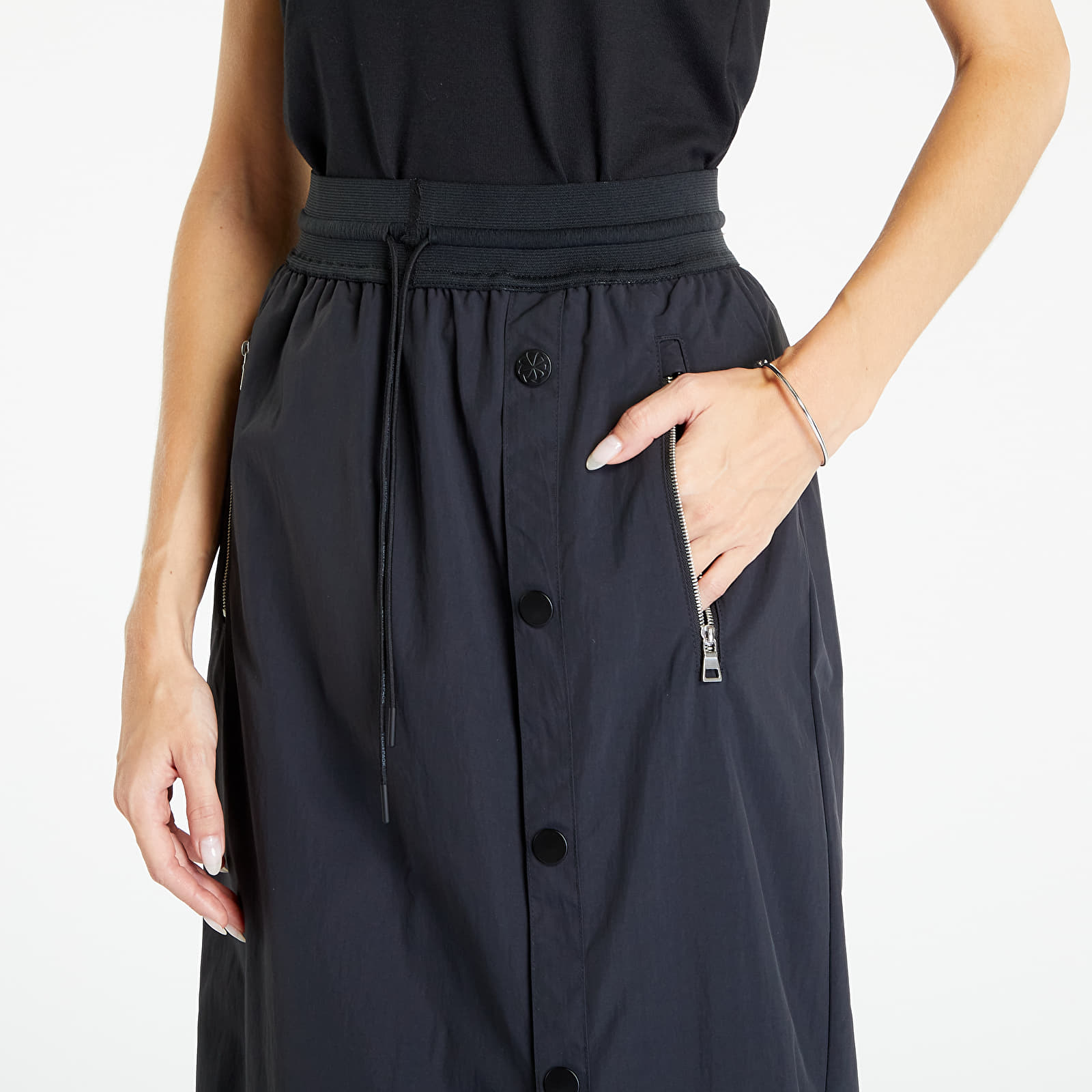 Spódnice Nike Sportswear Tech Pack Storm-FIT Women's High Rise Maxi Skirt Black/ Anthracite/ Anthracite