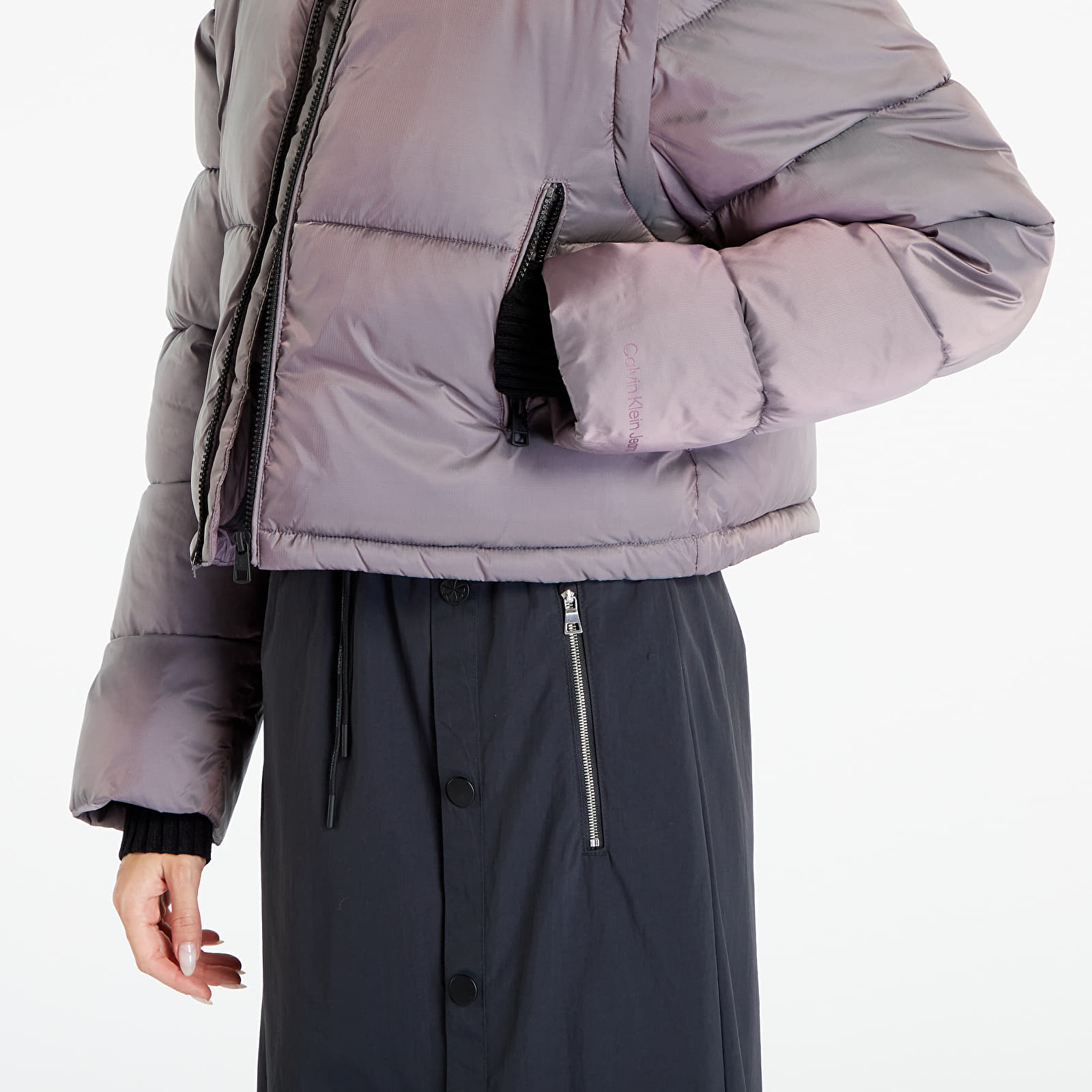 Bundy Calvin Klein Jeans Removable Sleeve Sho Purple