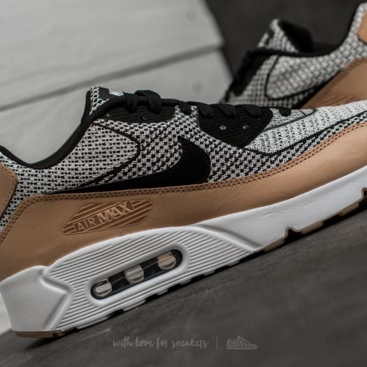 Men s shoes Nike Air Max 90 Ultra 2.0 JCRD BR White Black White Gum Yellow Footshop