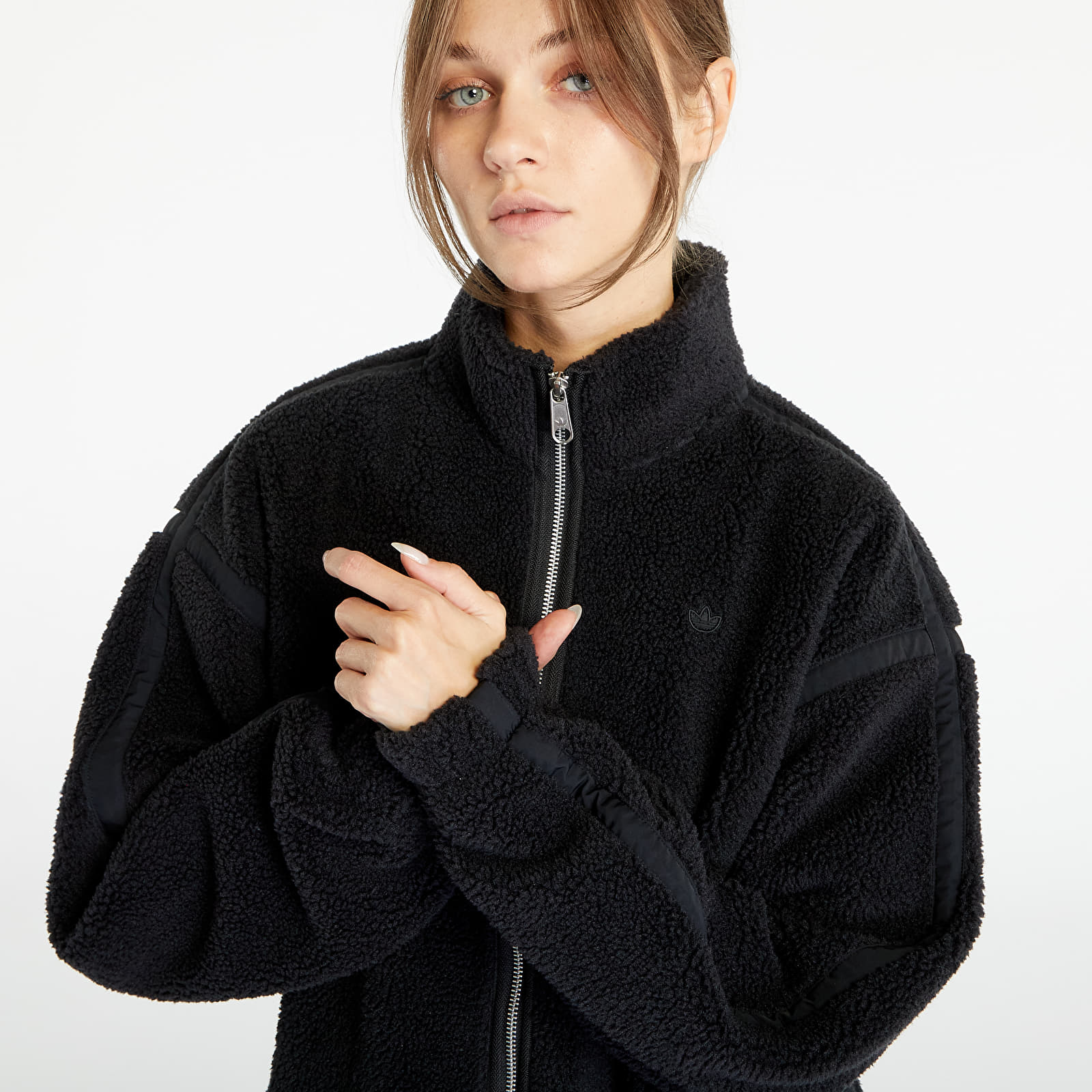 Adidas fleece bomber clearance