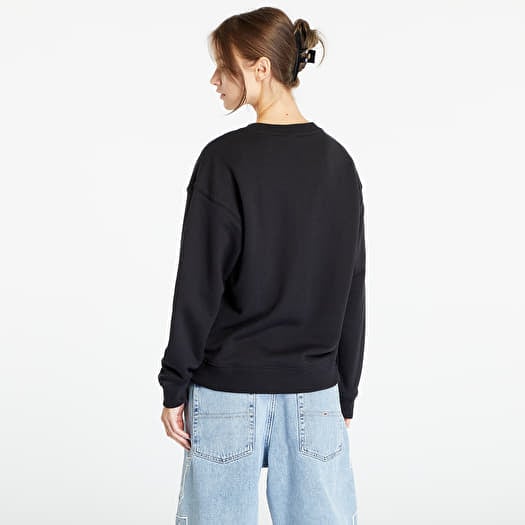 Hoodies and sweatshirts adidas Originals Trefoil Crewneck Sweatshirt Black Footshop