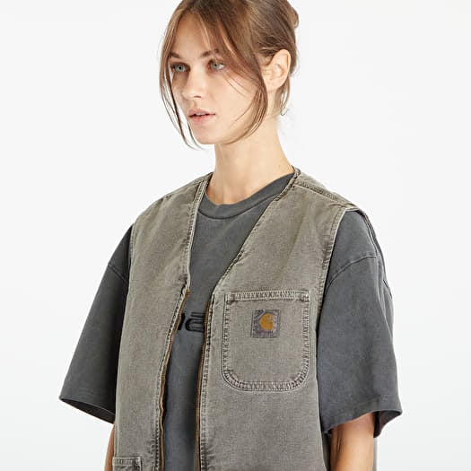 Gilets Carhartt WIP Arbor Vest Black Faded Footshop