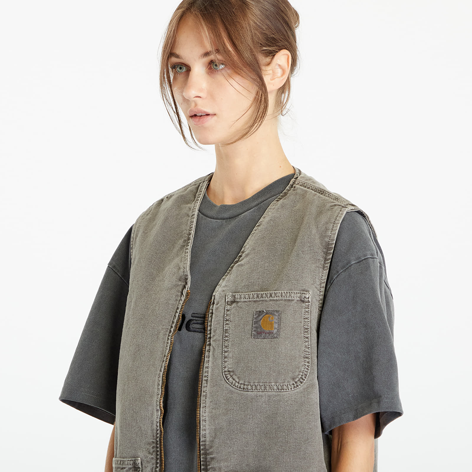 Brezrokavniki Carhartt WIP Arbor Vest Black Faded