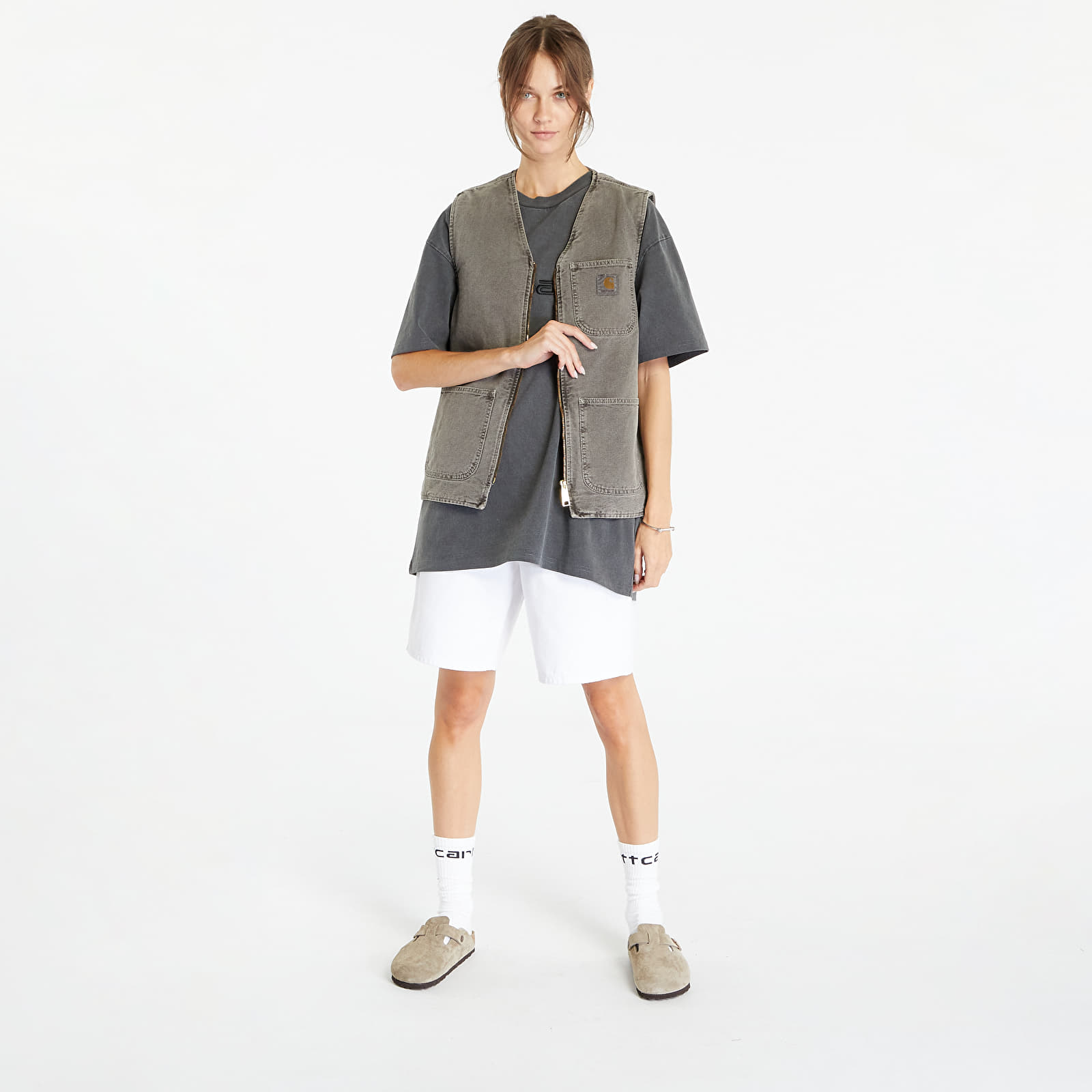 Brezrokavniki Carhartt WIP Arbor Vest Black Faded