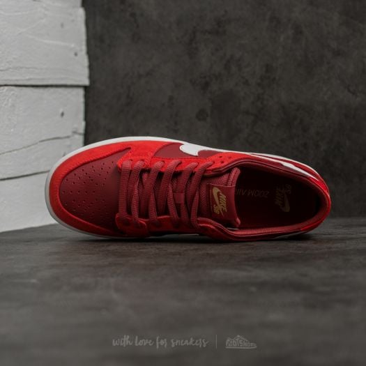 Мужская обувь Nike SB Zoom Dunk Low Pro Track Red/ White