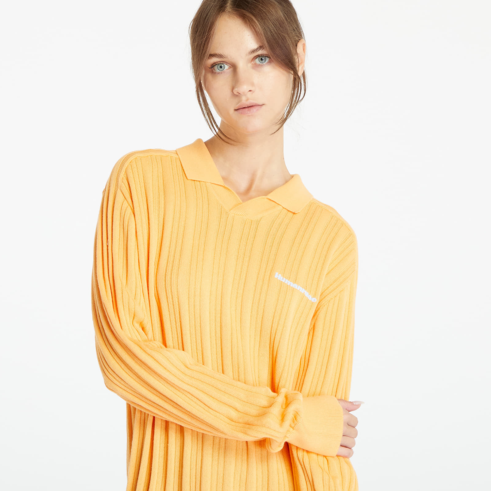 Magliette adidas x Pharrell Williams Knit Long Sleeve Jersey UNISEX Orange