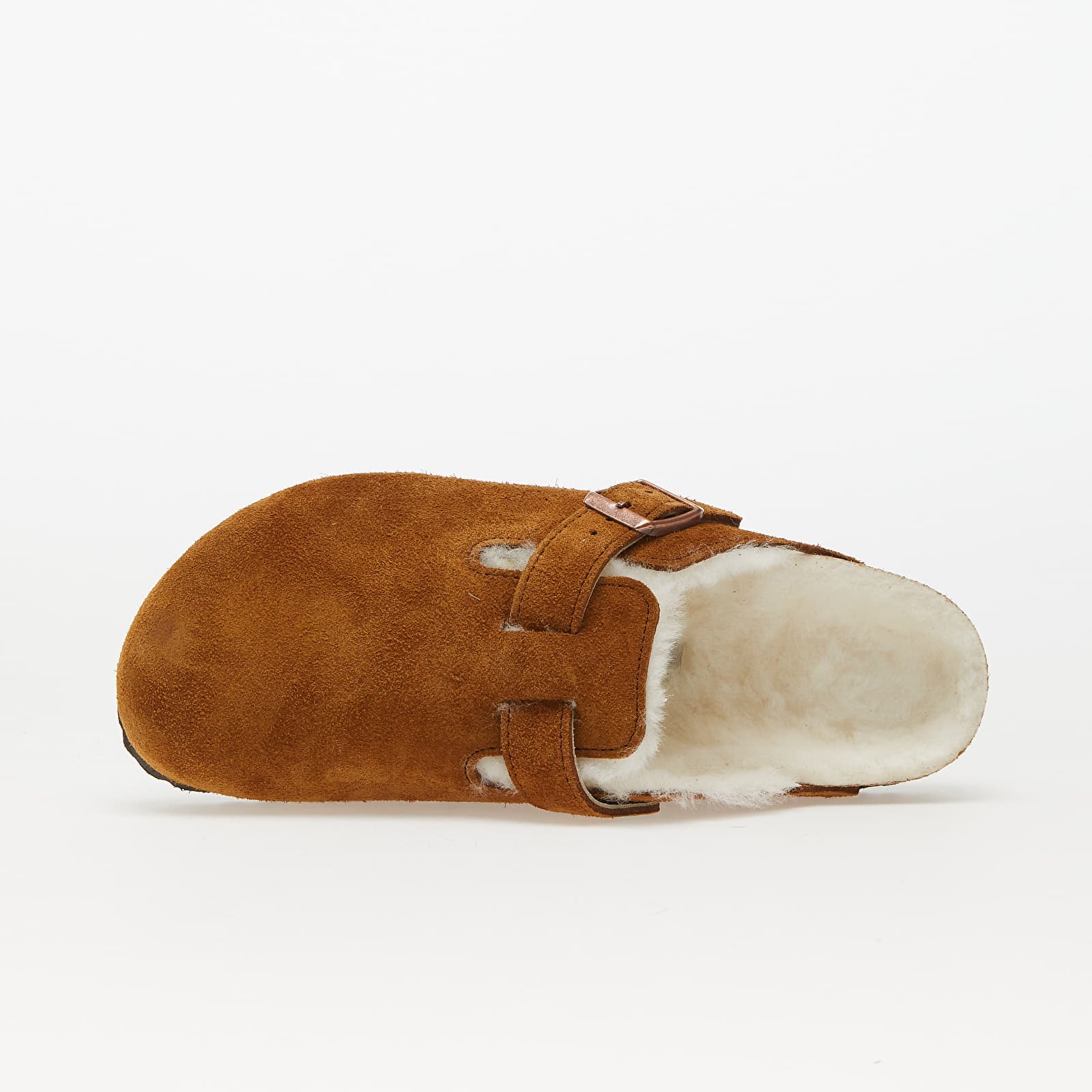 Women's shoes Birkenstock Boston Suede Leather Mink