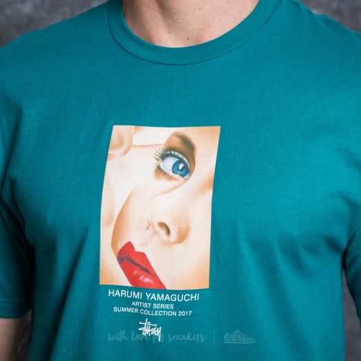 Stussy Harumi Yamaguchi Girl Tee Dark Teal Footshop