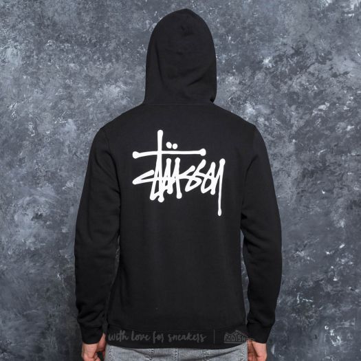 Basic stussy hood black 2025