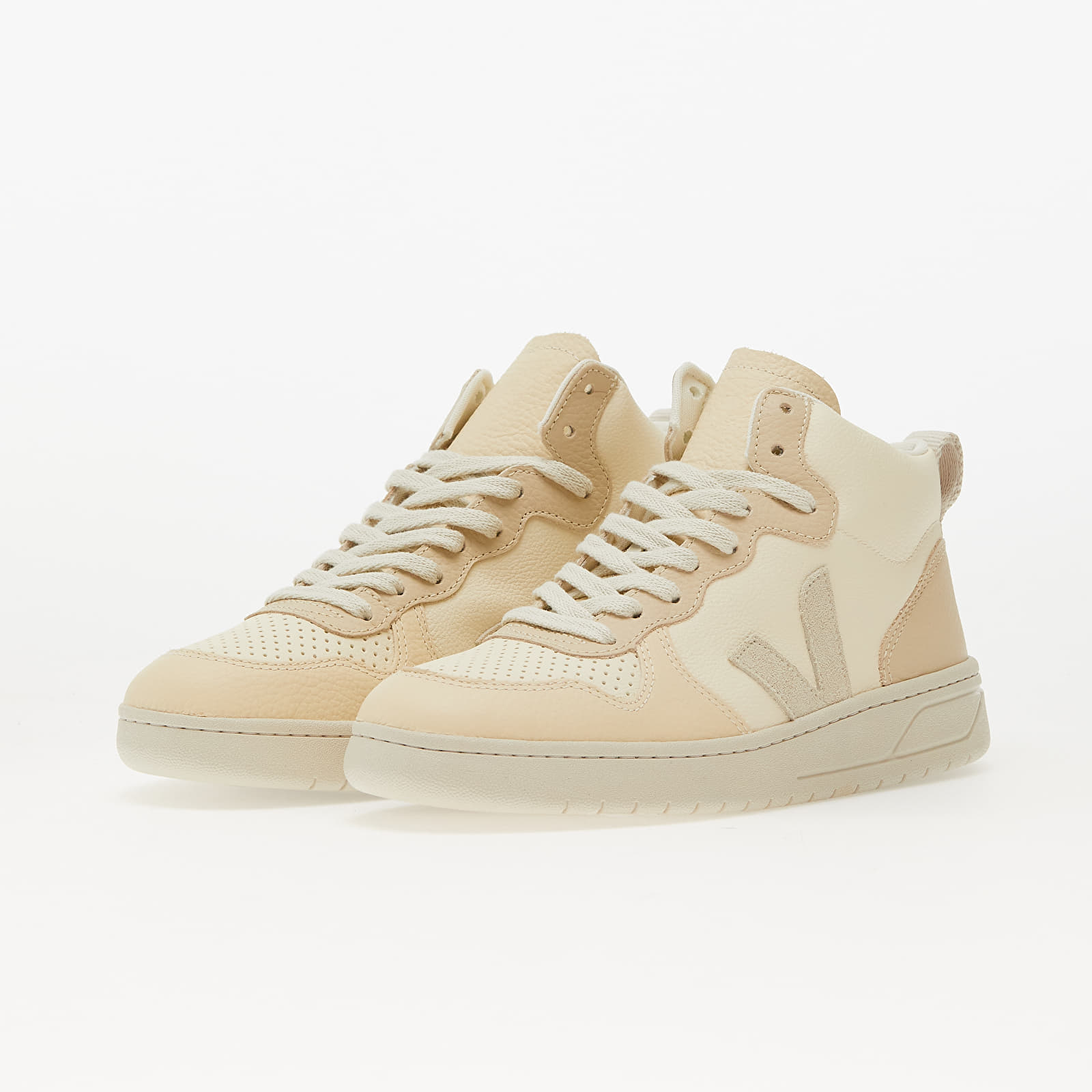 Damen Sneaker und Schuhe Veja V-15 W Cashew/ Pierre Multico