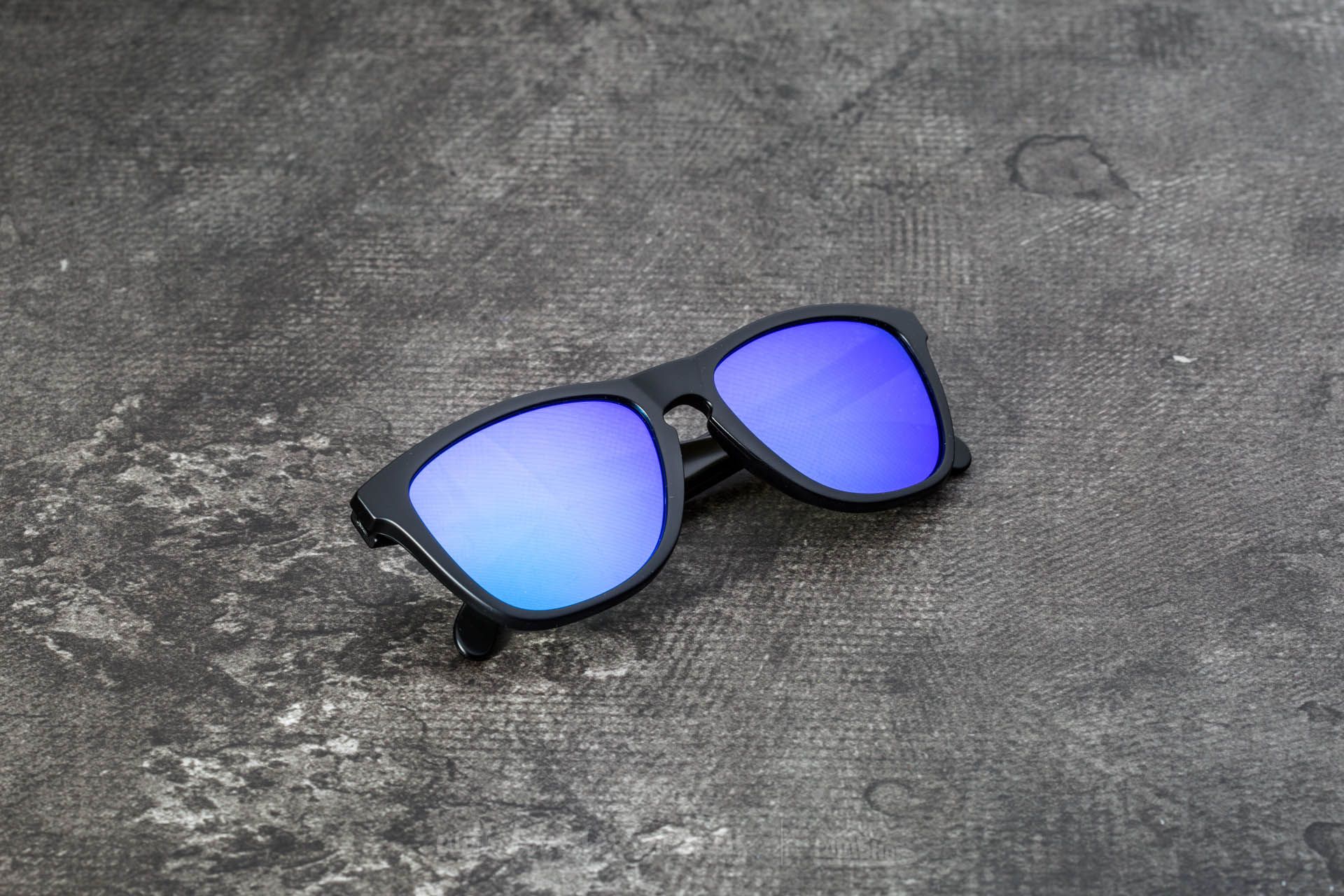 Lunettes de soleil Oakley Frogskins Matte Black/ Violet Iridium