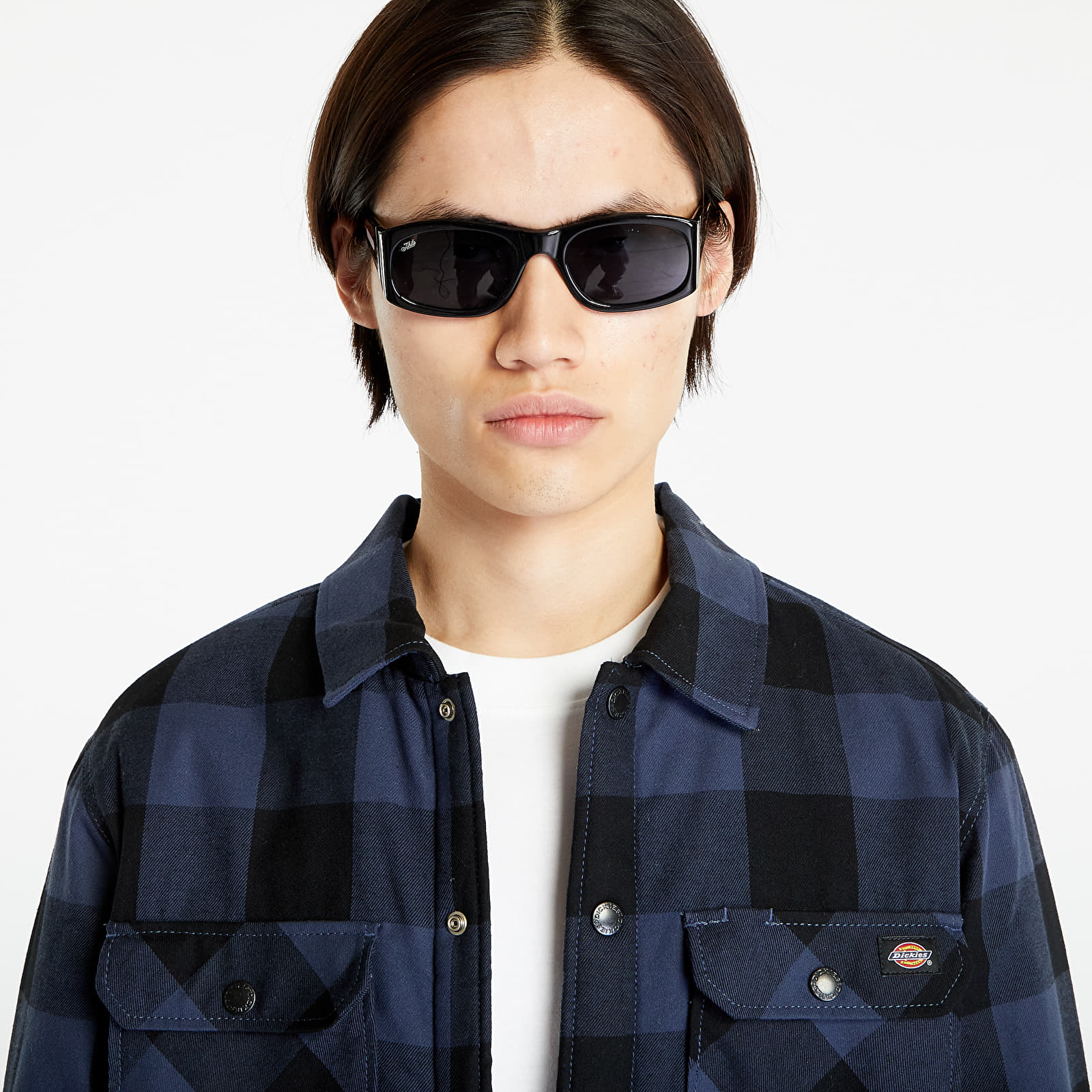 Koszule Dickies Lined Sacramento Shirt Navy Blue