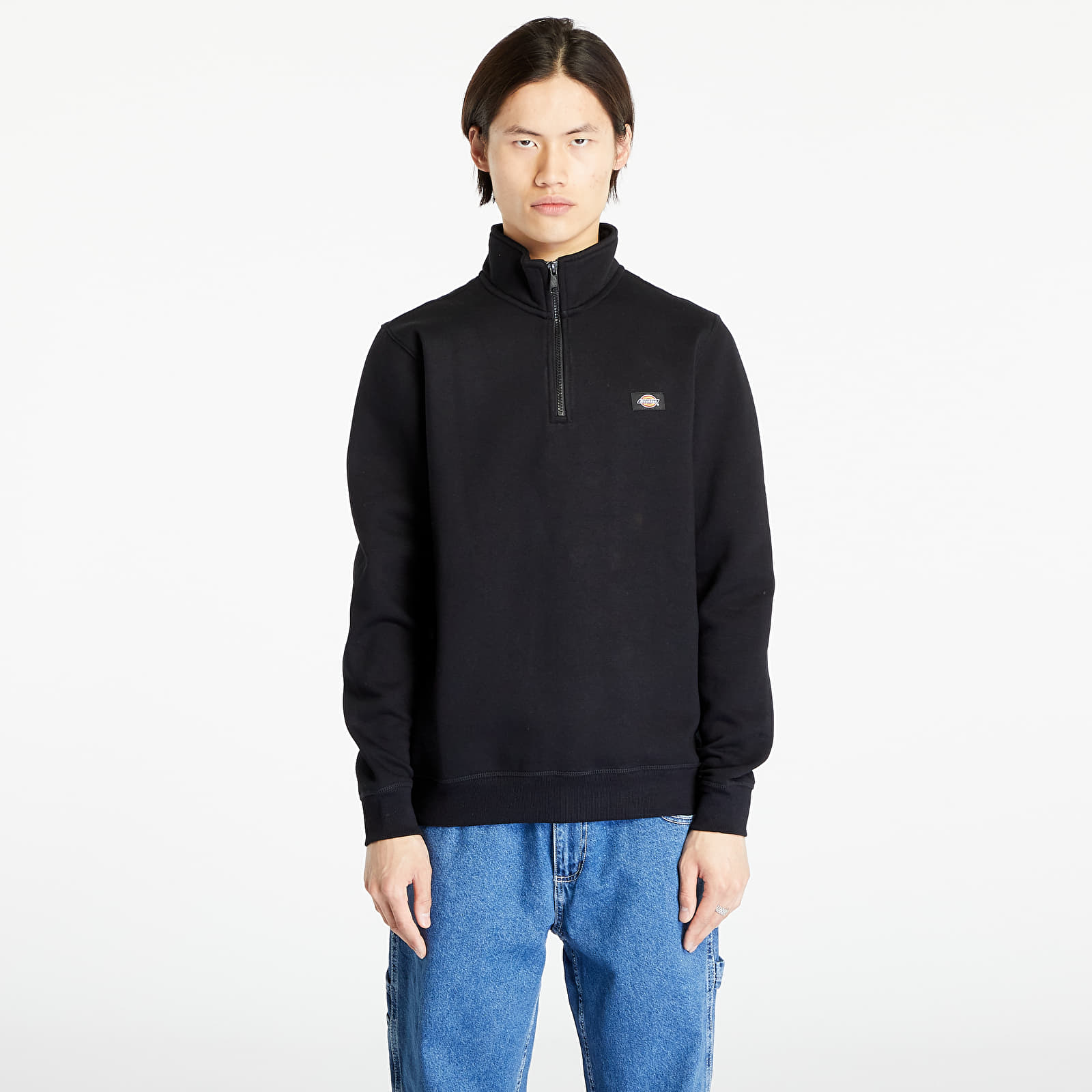 Hoodies and sweatshirts  Dickies Oakport Quarter Zip Sweatshirt Black