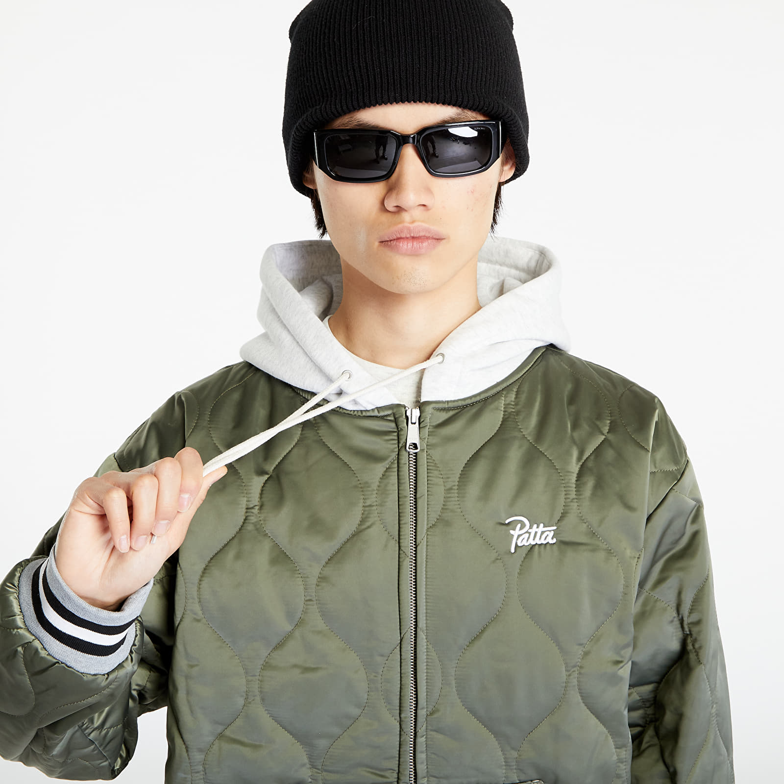 "Bomber" striukės Patta Hooded Bomber Jacket Beetle