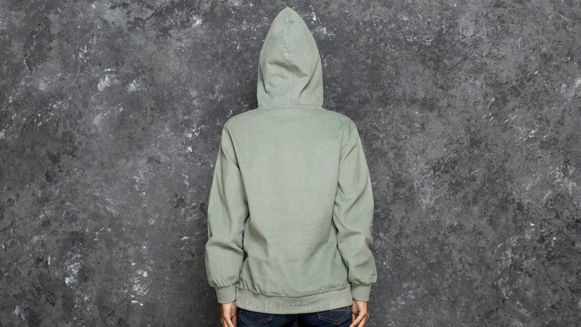 Džemperiai su gobtuvais ir džemperiai Stüssy Montana Cord Hoodie Sage