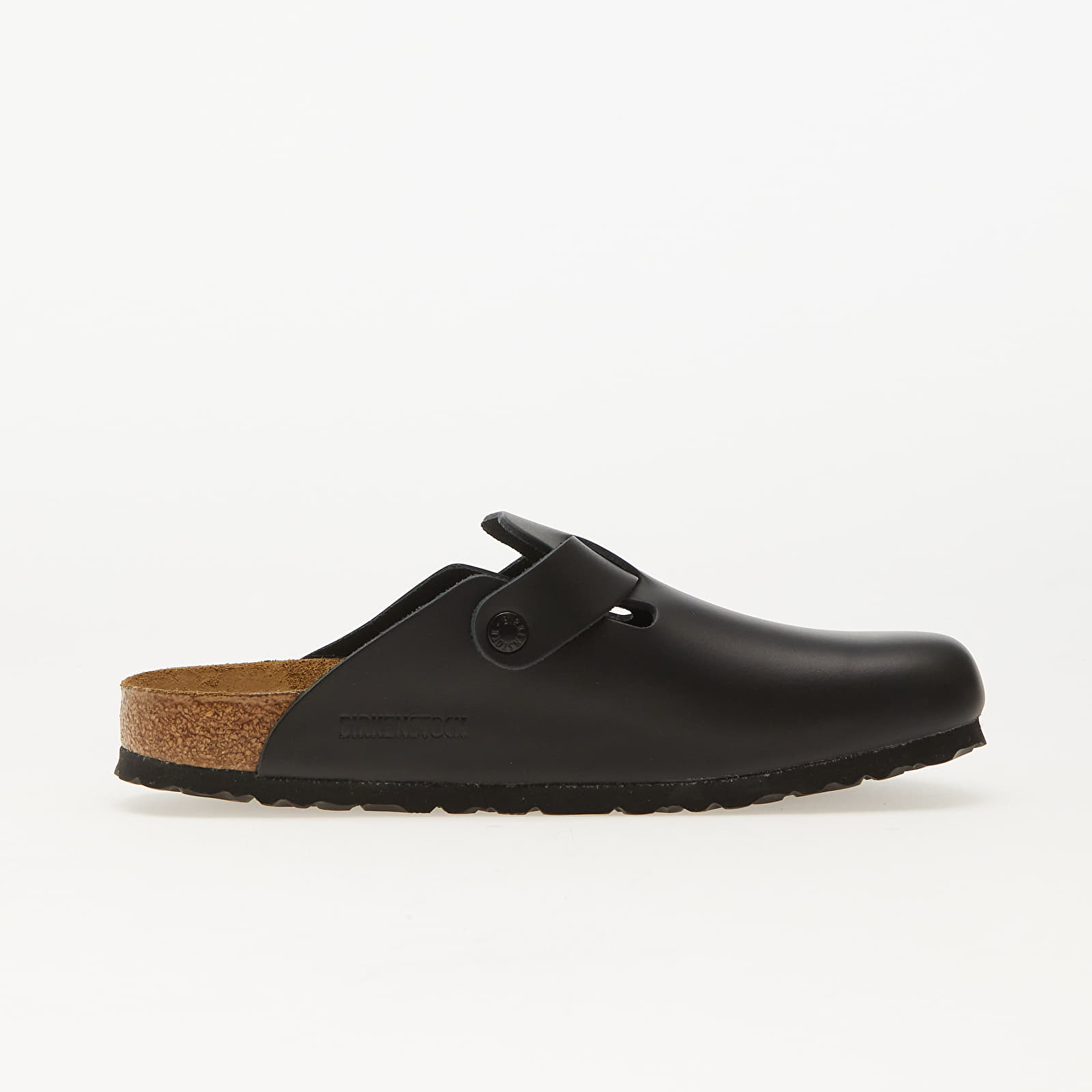 Férfi cipők Birkenstock Boston Natural Leather Black