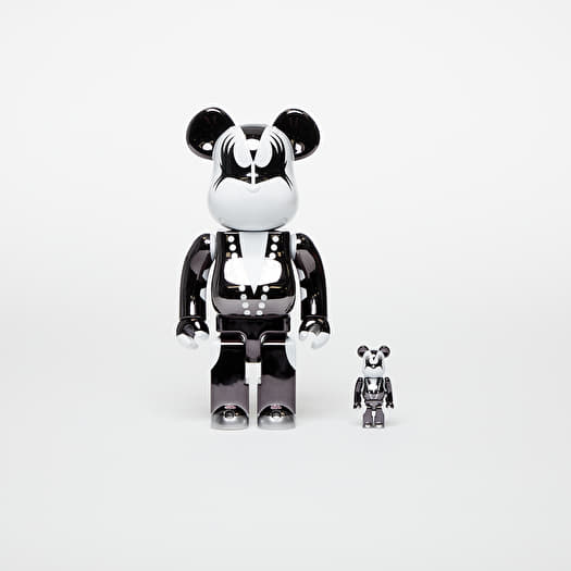 その他 MEDICOM TOY - BE@RBRICK KISS DEMON CHROME Ver.100&amp;400% Medicom Toy Be@Rbrick - Kiss Demon Chrome Ver.100% & 400