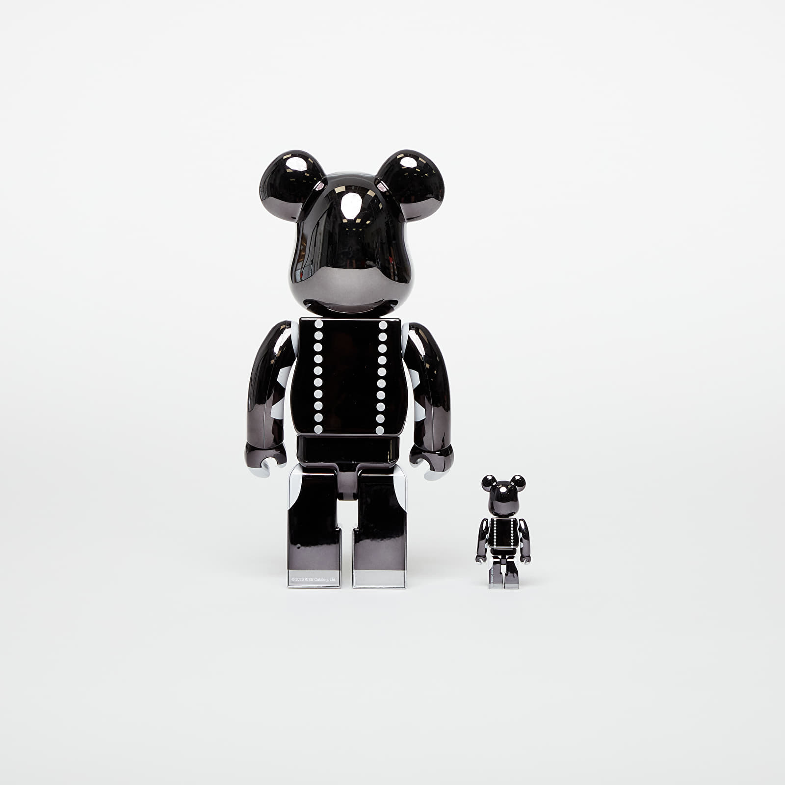 Medicom Toy BE@RBRICK KISS DEMON CHROME Ver. 100% & 400% Set 