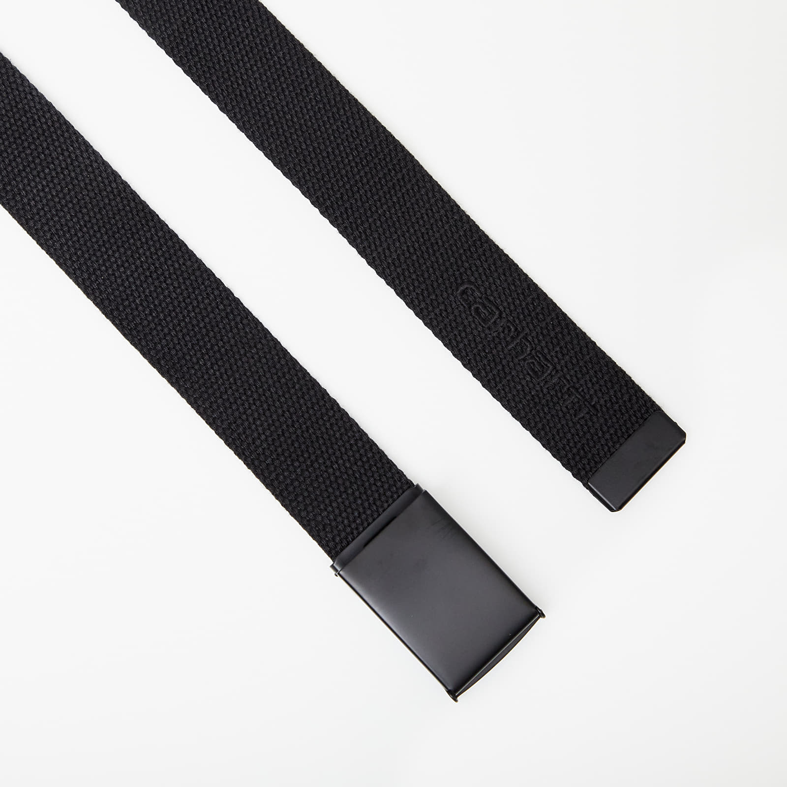 Curea Carhartt WIP Script Belt Tonal Black - 1 | YEO