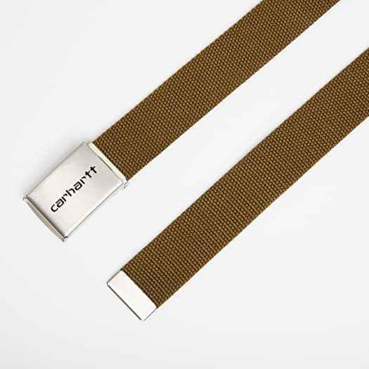 Belts Carhartt WIP Clip Belt Chrome Highland (I019176.1NPXX