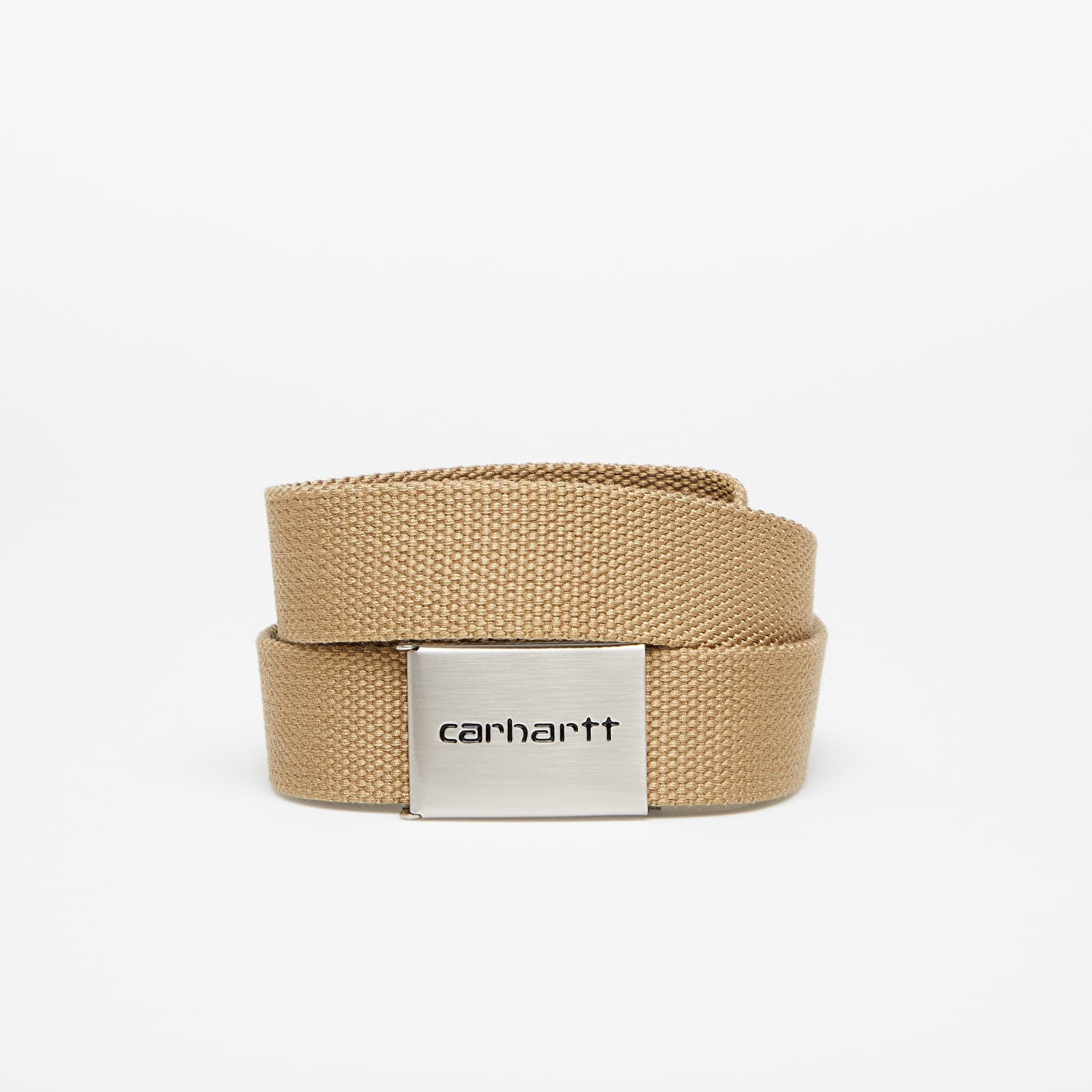 Curea Carhartt WIP Clip Belt Chrome Leather Universal