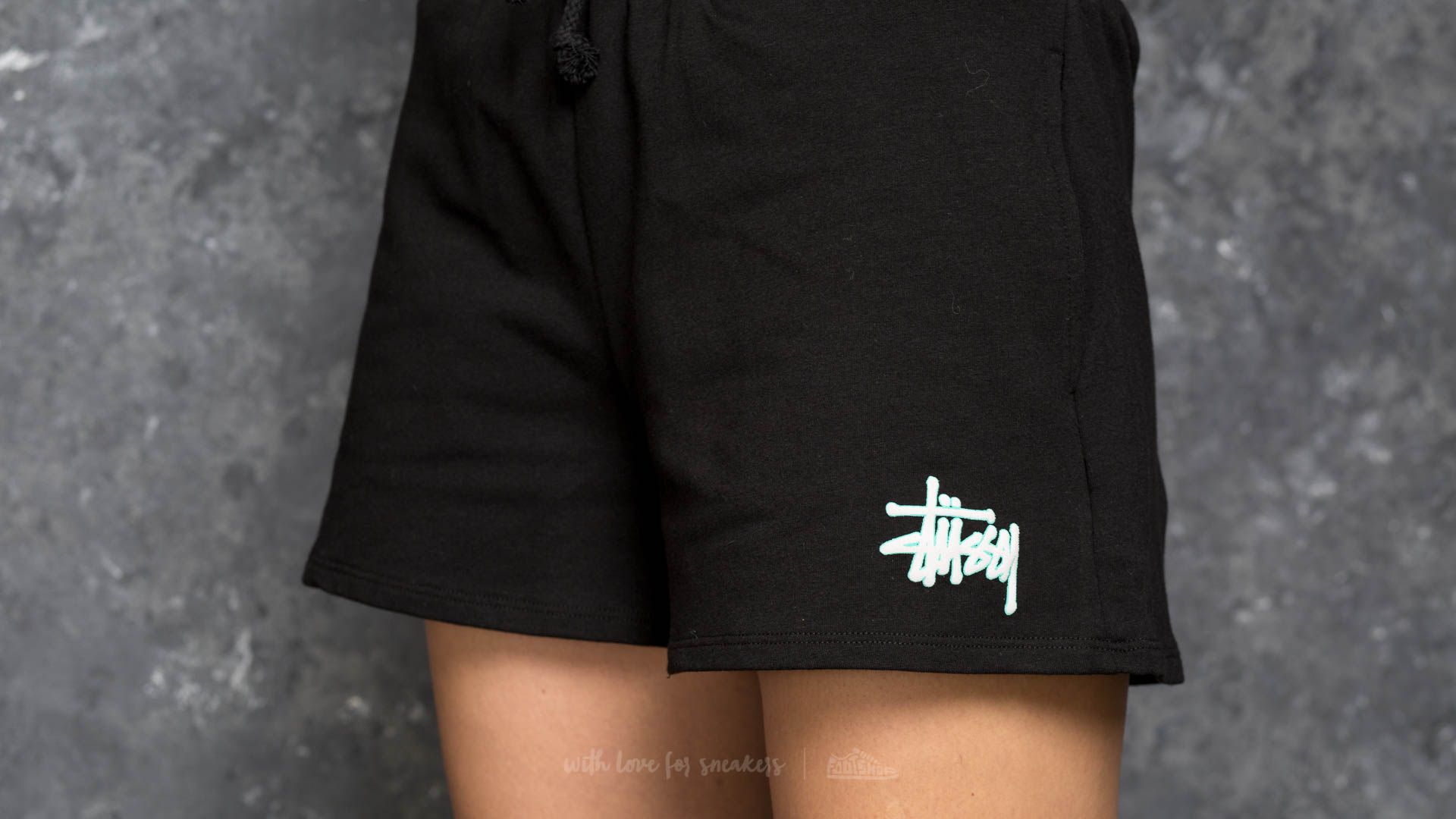 Pants Stüssy Puff Stock Gym Short Black